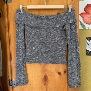 Bear Dance Cropped Off-Shoulder Top